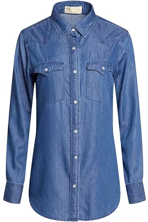 Current/Elliott Women's The Treasure Denim Shirt - Endeared - Size XS