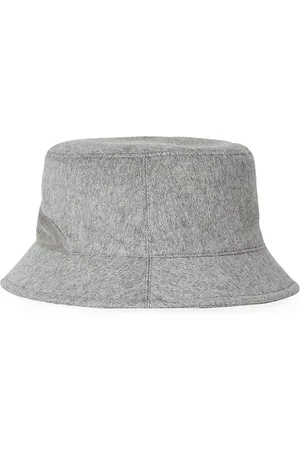 Loro Piana Men Hats - Men's Cityleisure Cashmere Bucket Hat - Flannel Melange - Size Large