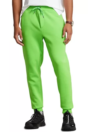 Ralph Lauren Men Pants - Men's Double-Knit Jogger Pants - Galaxy Green - Size XXL