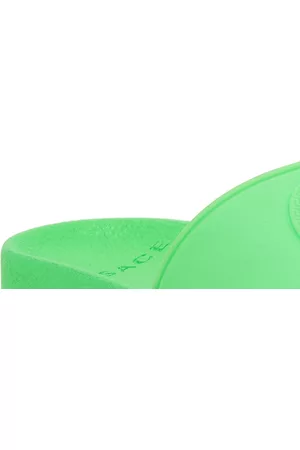 VERSACE Little Boy's & Boy's Medusa Slides - Neon Green - Size 4 (Child)
