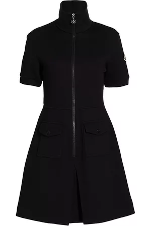 Moncler Women's Mailine Turtleneck Minidress - Black - Size Medium