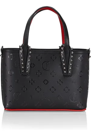 Cabata E/W nano - Tote bag - Calf leather Loubinthesky print - Bianco - Christian  Louboutin