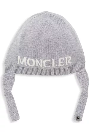 Moncler Baby's Logo Intarsia Beanie - Grey