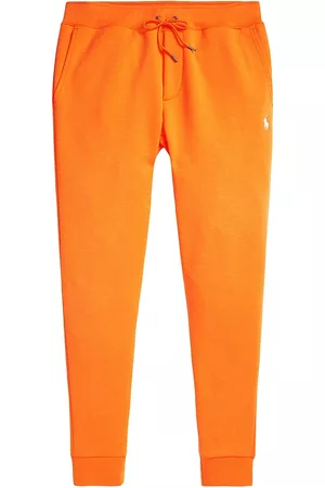 Ralph Lauren Men's Double-Knit Jogger Pants - Resort Orange - Size XL