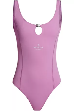 Moncler Women's Mailine Cut-&-Sewn Swimsuit - Pink - Size XL