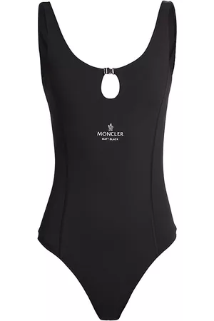 Moncler Women's Mailine Cut-&-Sewn Swimsuit - Black - Size XS