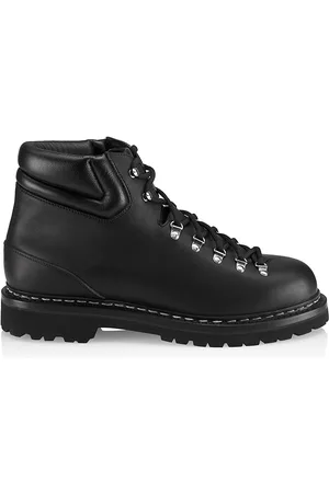 Heschung Men's Vanoise Leather Norwegian Welt Hiking Boots - Noir - Size 10