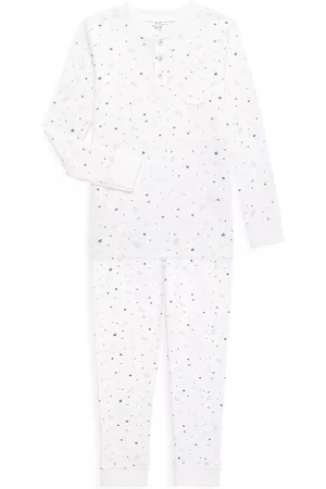 MARIE CHANTAL Sets - Little Kid's & Kid's Star & Crown Print 2-Piece Pajama Set - Blue Print - Size 4