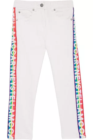 Stella McCartney Little Girl's & Girl's Stella Print Jeans - White Multi - Size 14