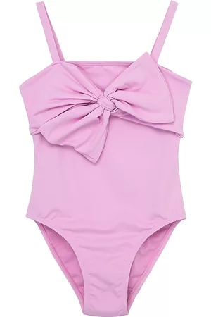 HABITUAL Little Girl's & Girl's Bow-Accented One-Piece Swimsuit - Pink - Size 16