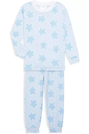 Esme Sets - Baby Boy's & Little Boy's 2-Piece Star Print Pajama Set - Star Tie Dye Blue - Size 6