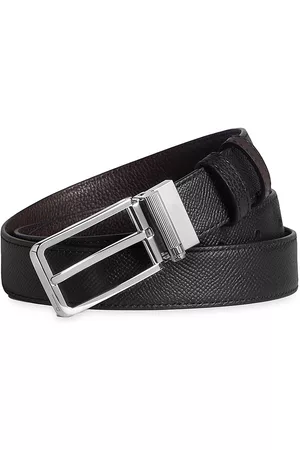 Dunhill Men's Roller Buckle Leather Belt - Black - Size 40