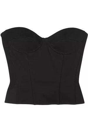 Balenciaga Women Tops - Women's Bustier Top - Black - Size 8