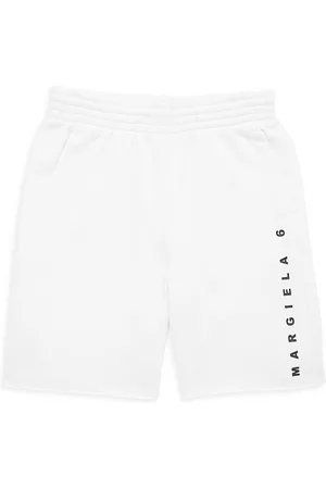 Maison Margiela Little Kid's & Kid's Logo Sweat Shorts - White - Size 6