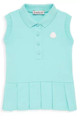 Moncler Baby Girl's & Little Girl's Sleeveless Polo Tennis Dress - Aqua - Size 9 Months