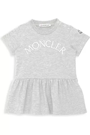 Moncler Baby Girl's & Little Girl's Logo Cotton-Blend Dress - Pink - Size 3