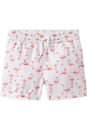 Janie and Jack Baby Boy's,Little Boy's & Boy's Flamingo Swim Trunks - Size 10