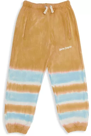Palm Angels Little Kid's & Kid's Stripe Tie-Dye Sweatpants - Sand Sky Blue - Size 10