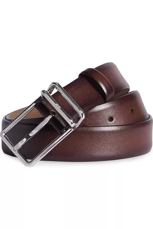 Dunhill Men's Leather Harness Belt - Brown - Size 40