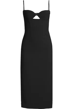 Bardot Women's Vienna Bustier Midi-Dress - Black - Size 4
