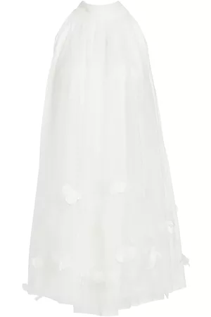 Amsale Women's Tulle Petal Trapeze Dress - Ivory - Size 4