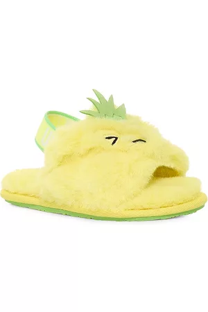 UGG Little Kid's & Kid's Fluff Yeah Pineapple Sandals - Pineapple - Size 7 (Toddler)