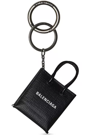 Balenciaga Mini Shopping Keychain - Black