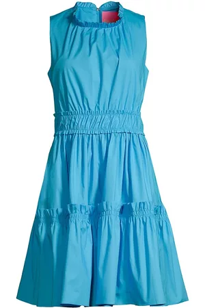 Lilly Pulitzer Women's Elina Tiered Sleeveless Dress - Blue - Size 10