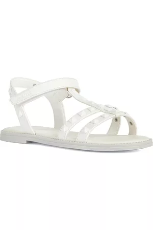 Geox Little Girl's & Girl's Faux Leather Karly Sandals - White - Size 12 (Child)