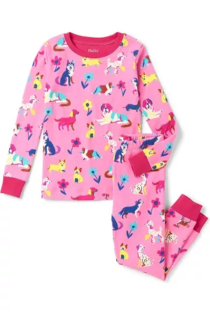 Hatley Girls Sets - Little Girl's & Girl's Garden Pups Pajama Set - Sachet Pink - Size 7