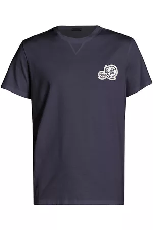 Moncler Men's Short-Sleeve T-Shirt - Navy - Size XXL