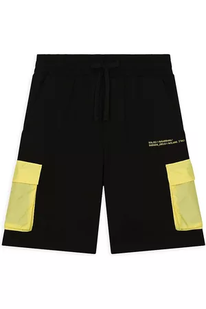 Dolce & Gabbana Boys Shorts - Little Boy's & Boy's Cargo Shorts - Black - Size 12