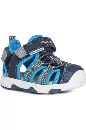 Geox Boys Sandals - Baby Boy's Multy Sandals - Navy Azure - Size 5.5 (Baby)