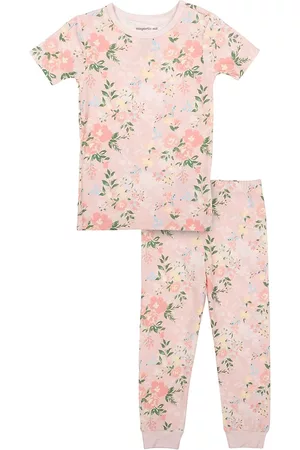 Magnetic Me Girls Sets - Little Girl's 2-Piece Ainslee Modal Magnetic Pajama Set - Size 4
