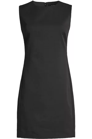 Natori Women Shift Dresses - Women's Cotton-Blend Shift Minidress - Black - Size 10