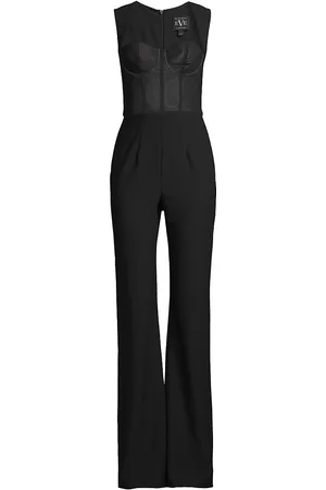 Black Halo Women's Malvina Corset Jumpsuit - Black - Size 2