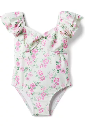 Janie and Jack Rompers - Baby Girl's, Little Girl's & Girl's One-Piece Swimsuit - Green - Size 12