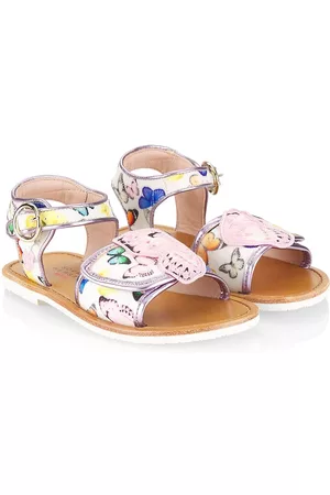 SOPHIA WEBSTER Little Girl's & Girl's Butterfly Embroidered Sandals - Butterfly Meadow - Size 9.5 (Toddler)