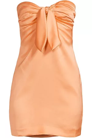 Ramy Brook Women's Orion Bow Minidress - Sun Kiss - Size 0