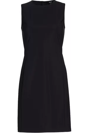 THEORY Women's Fitted Sleeveless Sheath Dress - Black - Size 0