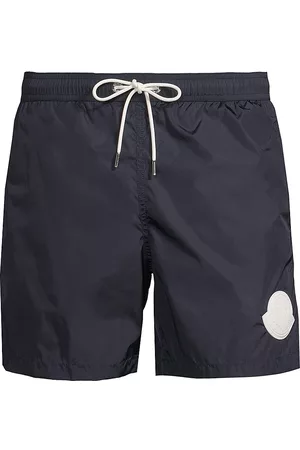 Moncler Men Swim Shorts - Men's Archivio Logo Swim Shorts - Navy - Size XXL