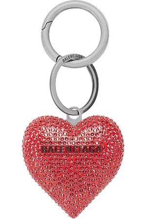 Balenciaga Women Purses - Valentine's Strass Keychain - Red