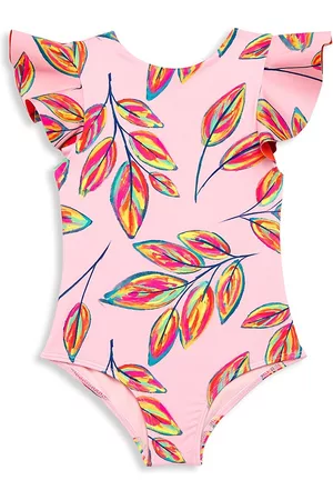 Pepita & Me Girls Swimsuits - Little Girl's & Girl's Mutuo Dayana One-Piece Swimsuit - Pink - Size 10