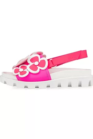 Christian Louboutin Sandals - Little Girl's & Girl's Pensamoi Sandals - Pink - Size 10 (Toddler)