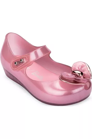 Mini Melissa Little Girl's Barbie Mary Jane Flats - Pink - Size 6 (Baby)