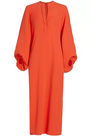 Silvia Tcherassi Women Tunic Dresses - Women's Monferrato Tunic Dress - Orange - Size Small - Orange - Size Small