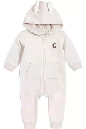 FIRSTS by petit lem Girls Playsuits & Rompers - Baby Girl's Bunny Playsuit - Beige - Size 3 Months - Beige - Size 3 Months