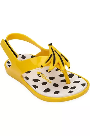 Mini Melissa Girls Sandals - Baby Girl's & Little Girl's Sunny Fabula Sandals - Yellow - Size 5 (Baby) - Yellow - Size 5 (Baby)