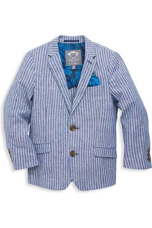 Appaman Little Boy's & Boy's Linen-Blend Sports Jacket - Cabana Stripe - Size 2 - Cabana Stripe - Size 2