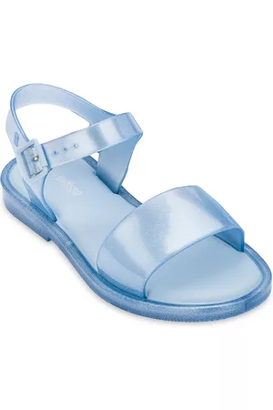 Mini Melissa Girls Sandals - Little Girl's & Girl's Mini Mar Jelly Sandals - Baby Blue - Size 11 (Child) - Baby Blue - Size 11 (Child)